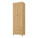 Ver imagem 2 de Guarda-roupa Infantil 62cm 2 Portas e 2 Gavetas Allegra Multimóveis Mp4441 Madeirado Madeirado