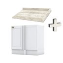 Ver imagem 1 de Balcão Modulado Canto Reto 1 Porta com Tampo Emily Henn