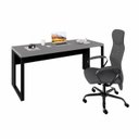 Ver imagem 2 de Escrivaninha Industrial 190cm X 60cm Pés Metal F5 Office