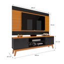 Ver imagem 7 de Conjunto Buffet 3 Portas Ripado e Rack com Painel 180cm