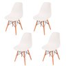 Kit 4 Cadeiras Eames Eifell 130pp Cor:branco - 1