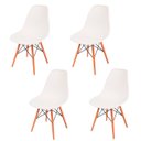 Ver imagem 1 de Kit 4 Cadeiras Eames Eifell 130pp Cor:branco