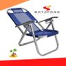 Cadeira de Praia Reclinável Azul Copacabana Cad0399 Botafogo - 2