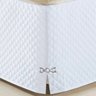 Saia Box Solteiro Branca Matelassado Serve para Cama Baú - 4