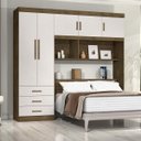 Ver imagem 1 de Guarda-Roupa Casal 5 Portas com Baú Cancun 