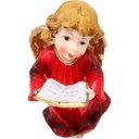 Ver imagem 4 de Enfeite Anjo Vermelho Anjinho com Livro em Resina Natal 13cm