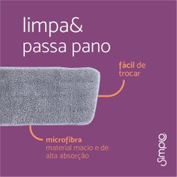 Refil para Mop Spray de Microfibra - Simplo - 5
