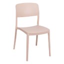 Ver imagem 3 de Cadeira Tramontina Marta Areia Empilhável em Polipropileno com Proteção Antimicrobiana