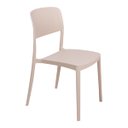 Ver imagem 1 de Cadeira Tramontina Marta Areia Empilhável em Polipropileno com Proteção Antimicrobiana