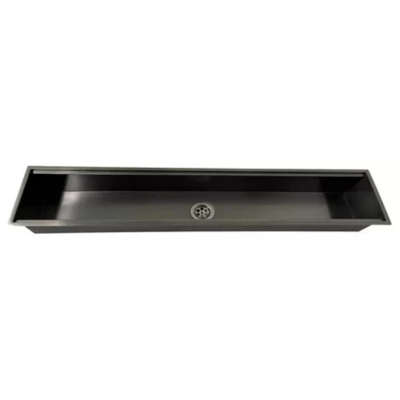 Calha Úmida Preta de Aço Inox 304 - Tamanho 900x184x140mm - Domum - 3