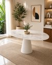 Ver imagem 1 de Mesa de Jantar Oval 150x90cm - Atenna