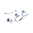Ver imagem 7 de Kit Acessórios de Banheiro Lavabo 4 Peças Cromado Luxo Ikab04