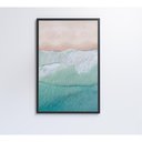 Ver imagem 3 de Quadro Praia 60x90 Cm Vidro Impresso