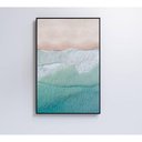 Ver imagem 4 de Quadro Praia 60x90 Cm Vidro Impresso