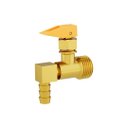 Ver imagem 1 de Registro Gás Corta Fogo Npt m Pressão 180281 Blukit 1/2 Npt m X 3/8 90º