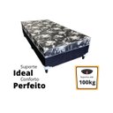 Ver imagem 2 de Cama Box Solteiro Conjugado Ortopédico Premium 88x188x53