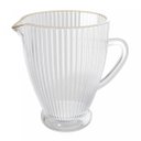 Ver imagem 3 de Jarra de Vidro Lines Fio Dourado 1,3l 20634 Wolff
