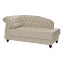 Ver imagem 1 de Chaise 160cm Esquerdo Pomme Bouclé Suave Bege - Sallar Home