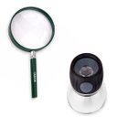 Ver imagem 1 de Kit Lupa de Mão Zoom 2x Grande 13cm e Lupa Olho Lumilove Plus Zoom 10.5x Carson
