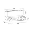 Ver imagem 4 de Módulo Led Projetor para Trilho Magnético Nordecor Magnetic Track Kay 6703 6w Irc 90 48v 3000k Luz a