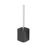 Kit Lixeira + Escova Sanitária Trium Preto - 3