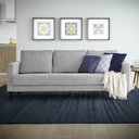 Ver imagem 1 de Sofá 3 Lugares com USB Linho Cinza Antúrio 200cm CabeCasa MadeiraOriginals