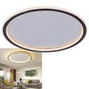 Ver imagem 1 de Luminaria Paflon Led Redondo 3 em 1 Iluminaçao Teto Decoraçao Sala de Estar Quarto Casa Loja Comerci