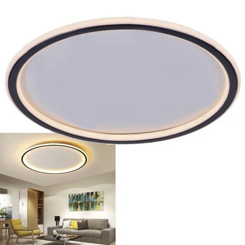 Luminaria Paflon Led Redondo 3 em 1 Iluminaçao Teto Decoraçao Sala de Estar Quarto Casa Loja Comerci