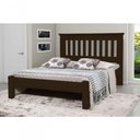 Ver imagem 1 de Cama Queen Size Texas de Madeira Maciça Tauari Tabaco