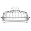 Ver imagem 3 de Manteigueira de Cristal Ecológico com Tampa Imperial 17,5cm X 10,5cm X 10cm - Lyor