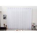 Ver imagem 1 de cortina sala jacquard tecido semi blackout branco 4,00x2,80