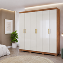 Ver imagem 1 de Guarda Roupa Maya 6 Portas Flex 3 Gavetas em MDF
