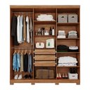 Ver imagem 3 de Guarda Roupa Maya 6 Portas Flex 3 Gavetas em MDF