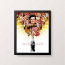 Ver imagem 1 de Quadro Coca-Cola Garrafa e Mulheres 24x18cm - com vidro:Madeira preta