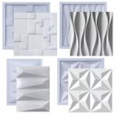 Ver imagem 1 de Formas de Gesso 3d Cimento Molde Plástico Abs Placa Parede