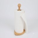 Ver imagem 2 de Porta Papel Toalha em Bambu Coraçao 12x12x29cm Tuut