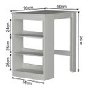 Ver imagem 3 de Mesa Bancada 2 Lugares com Nichos Linha B's