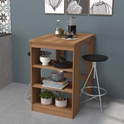 Mesa Bancada 2 Lugares com Nichos Linha B's - 1
