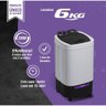 Máquina de Lava Roupas 6 Kg Praxis Eletrodomésticos 220v - 3