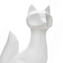 Ver imagem 4 de Escultura Decorativa Raposa em Resina Branco Mate 25x16 cm - D’Rossi