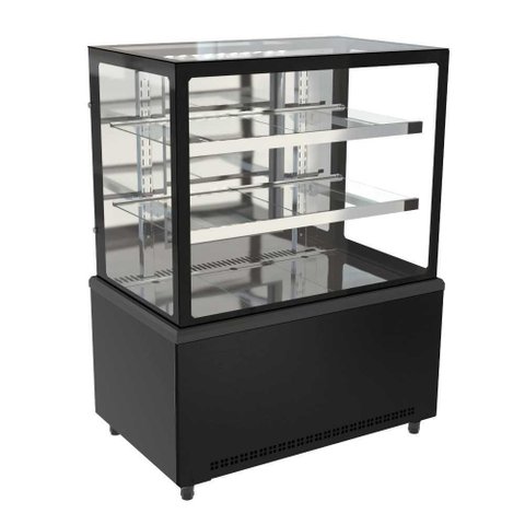 Balcão Vitrine Refrigerada 1,00 Metro Prime Preto Pbv10 220v - Venâncio