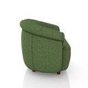 Ver imagem 6 de Sofá Namoradeira Decorativa Latvia 150cm Pés de Madeira Linho Verde G45 - Gran Belo