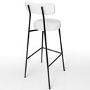 Ver imagem 7 de Kit 02 Banquetas Altas Bar Cozinha Sala de Jantar Estrutura em Aço Milão L02 Facto Branco - Lyam Dec