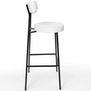 Ver imagem 6 de Kit 02 Banquetas Altas Bar Cozinha Sala de Jantar Estrutura em Aço Milão L02 Facto Branco - Lyam Dec