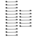 Ver imagem 1 de Barra de Apoio 60cm Inox Kit 18 Unidades Banheiro Box Gestante Idoso Deficiente Corrimao Segurança a