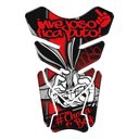 Ver imagem 1 de Adesivo Resinado Protetor de Tanque Moto Honda Pernalonga Vermelho Teu Adesivo Adesivo Resinado Prot