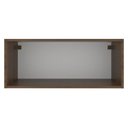 Ver imagem 3 de Armário Aéreo Madesa Lux 80 cm 1P Suspensa Rustic e Preto