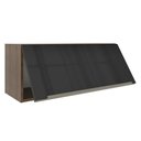 Ver imagem 5 de Armário Aéreo Madesa Lux 80 cm 1P Suspensa Rustic e Preto