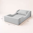 Ver imagem 2 de Cama Montessoriana Infantil em Espuma com Colchão Bouclé:Cinza