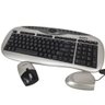 Teclado e Mouse Multimidia sem fio abnt 2 receptor carregador de pilhas usb home office trabalho - 1